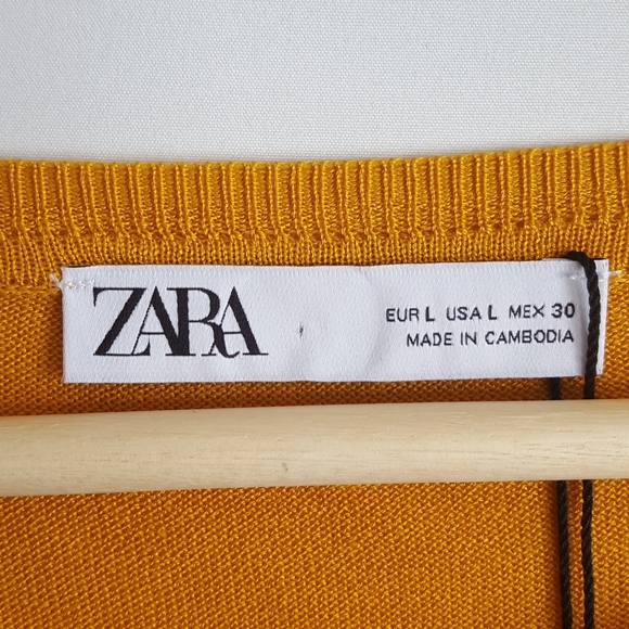 ▪︎Zara▪︎Basic Mustard Knit Sweater - Picture 5 of 7